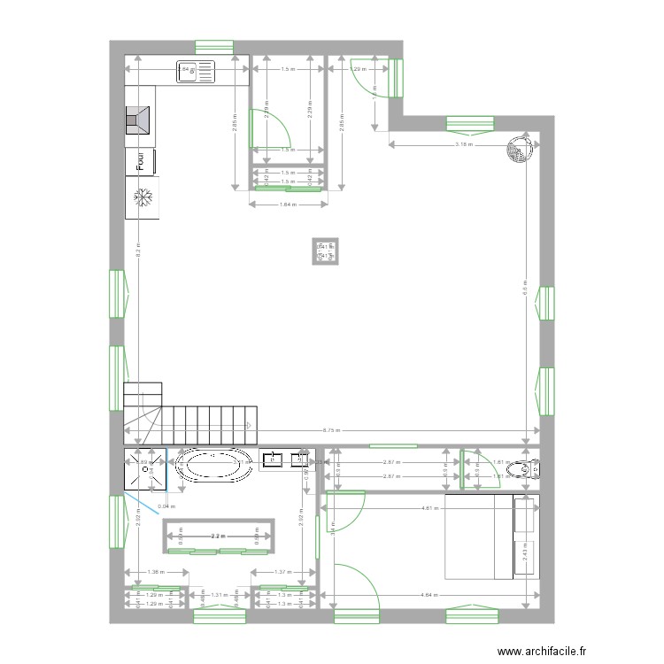 MALET suite parentale rev 3. Plan de 0 pièce et 0 m2