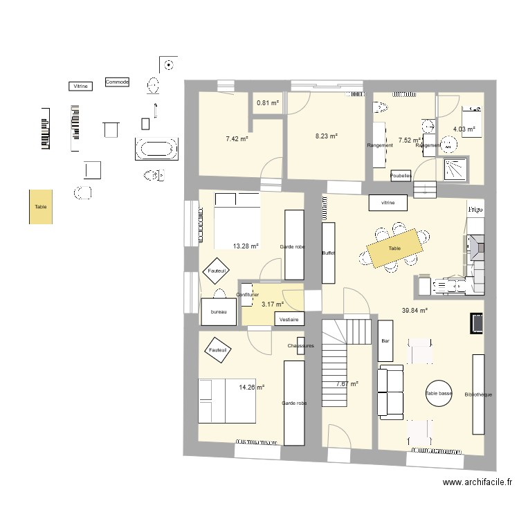 Rez Tilly 4. Plan de 0 pièce et 0 m2