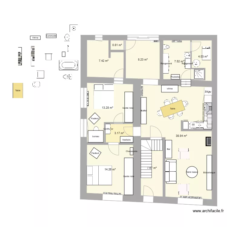 Rez Tilly 4. Plan de 