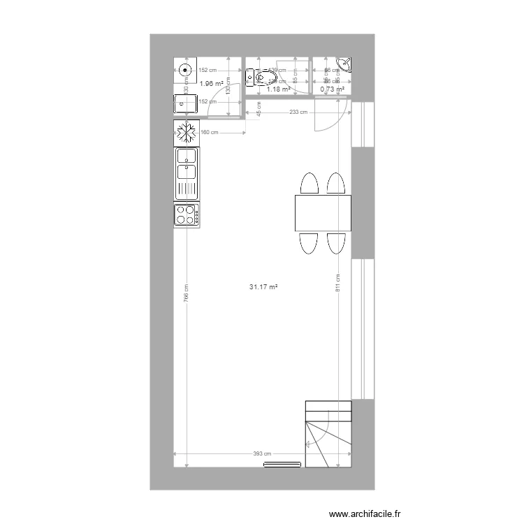 Rochet Projet 2 RDC. Plan de 