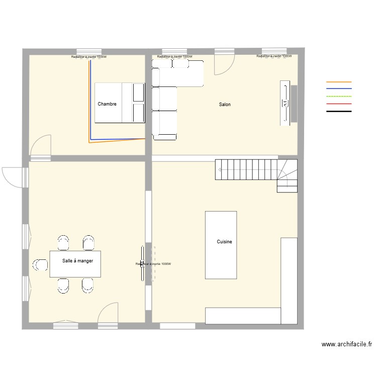 Maison Manu. Plan de 0 pièce et 0 m2