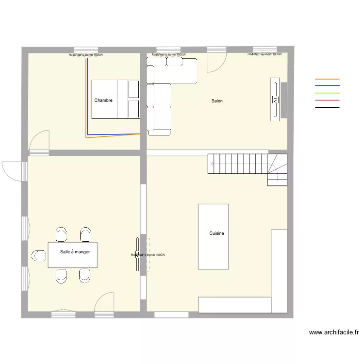 Maison Manu. Plan de Maison Manu. Plan de