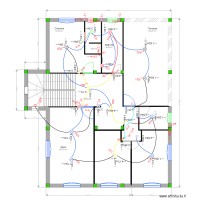 plan electrique avec mur