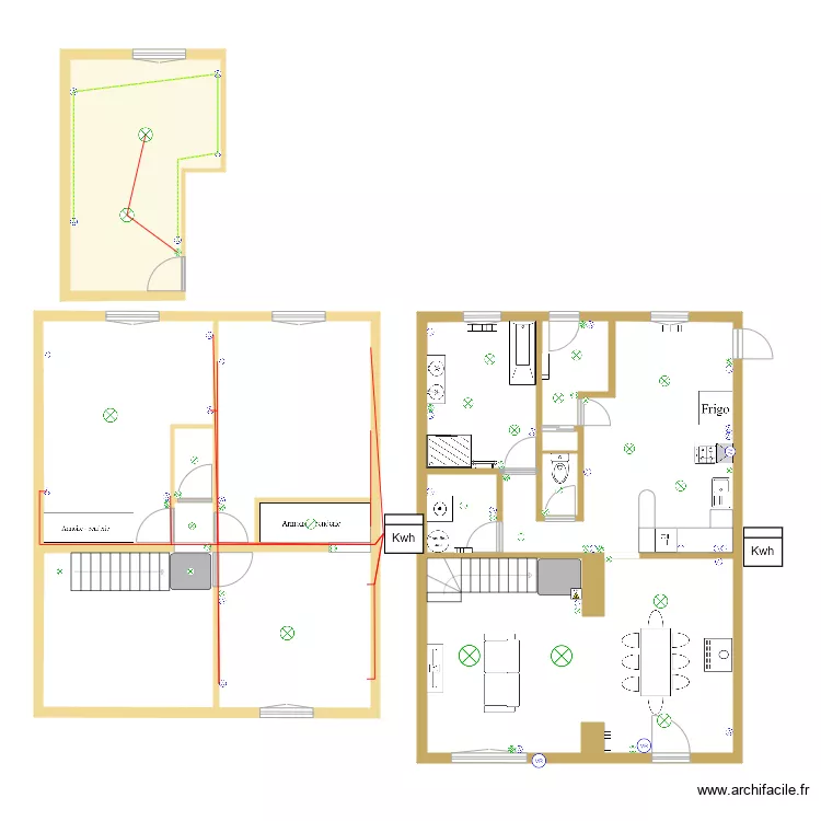 Plan maison 3 bis. Plan de Plan maison 3 bis. Plan de