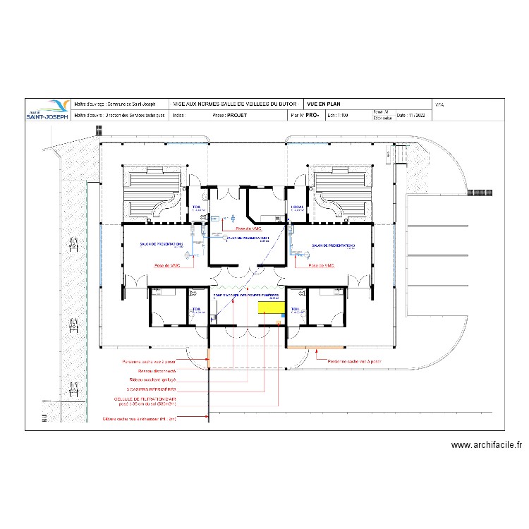 Maison de Veillée du Butor . Plan de 0 pièce et 0 m2