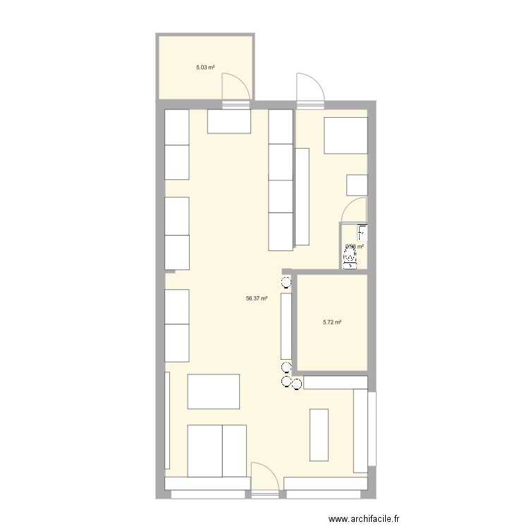 magasin 1. Plan de 0 pièce et 0 m2