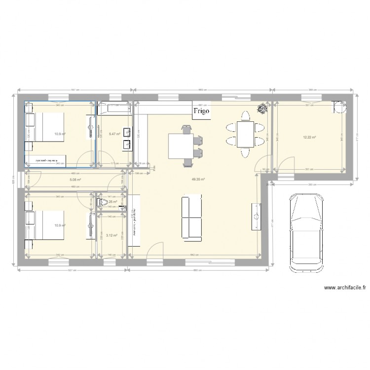 PLAN MAISON3. Plan de 0 pièce et 0 m2