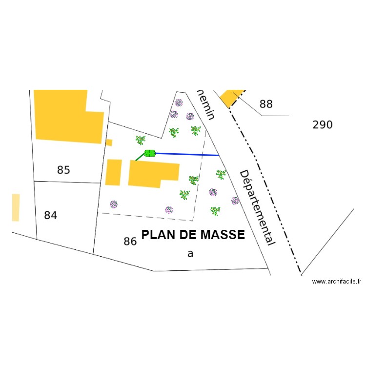 Quevallier. Plan de 0 pièce et 0 m2