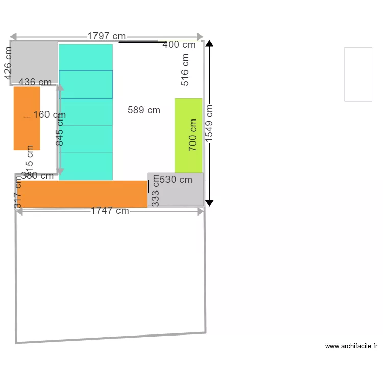 2026-02-22-TERRAIN MIMI. Plan de 1  et 15 m²