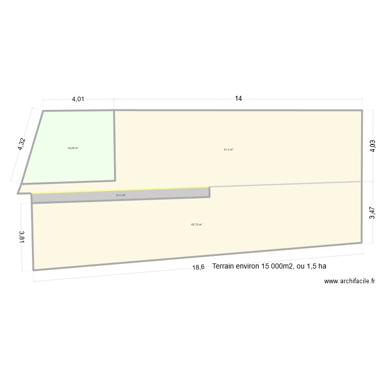 Maison Eliane 02. Plan de 4 pièces et 150 m2