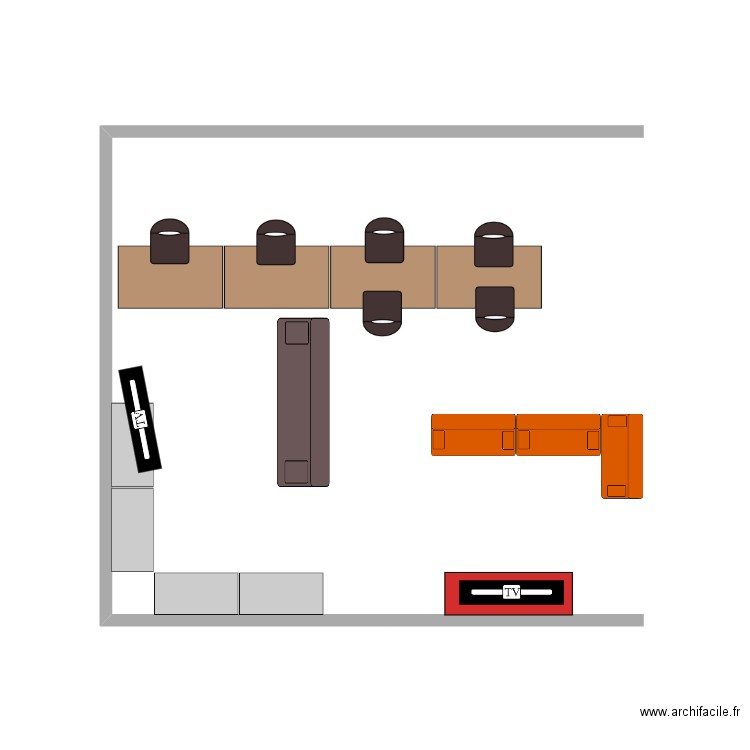 Espace Jeunes. Plan de 0 pièce et 0 m2