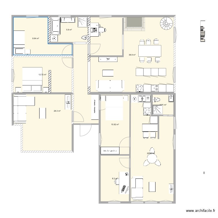 plan hésingue plan art. Plan de 0 pièce et 0 m2