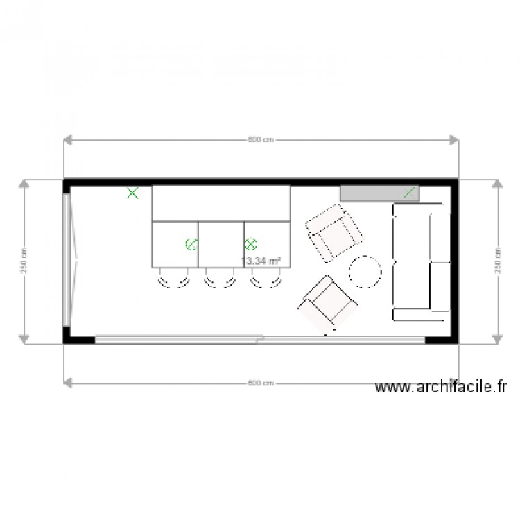 Container MMM2. Plan de 0 pièce et 0 m2