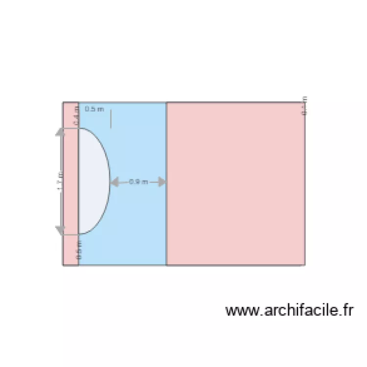 separation cuisine projet 2 cote . Plan de 