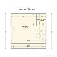 chambre du bas gite 1