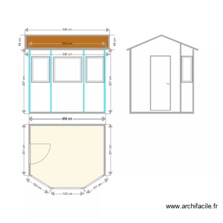 Fa&ccedil;ades caburotes. Plan de 