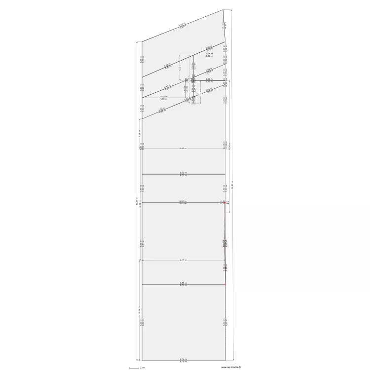 terrain. Plan de 