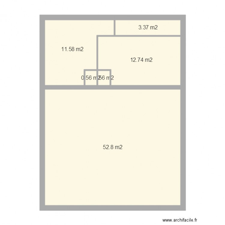 saumane 84 vx1. Plan de 6 pièces et 82 m2