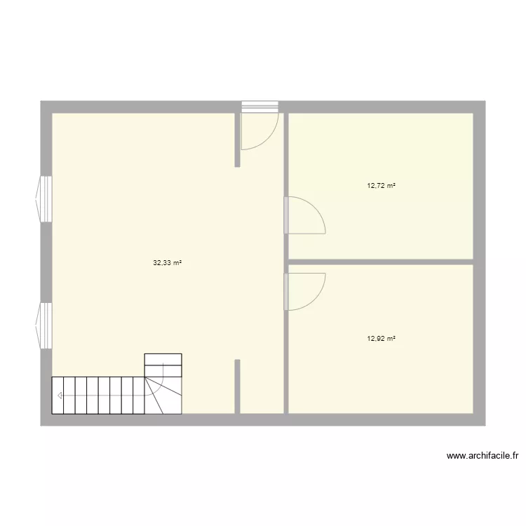 rdc villa flor&eacute;al. Plan de 