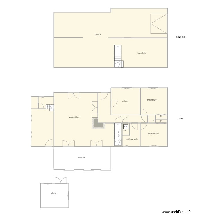 illiade am. Plan de 17 pièces et 231 m2