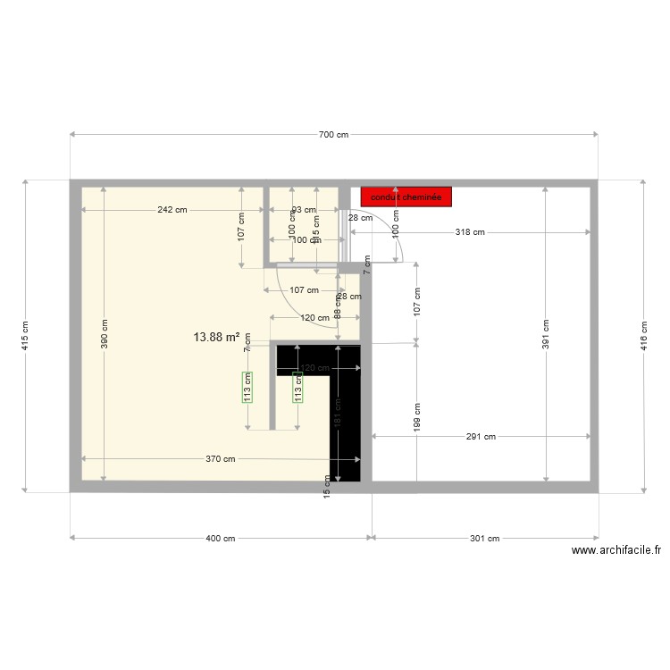 chambre lola 2. Plan de 0 pièce et 0 m2