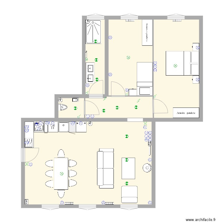 2 pasteur. Plan de 0 pièce et 0 m2