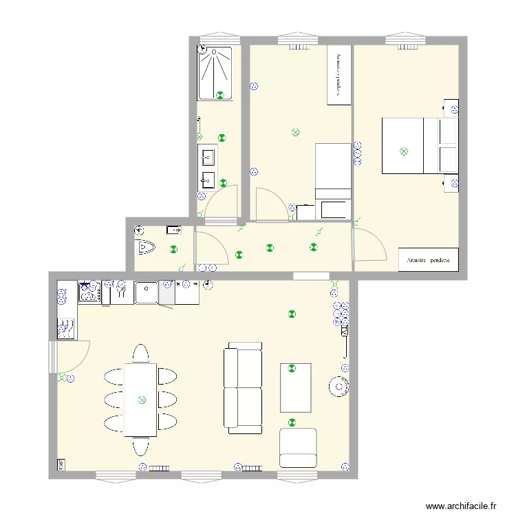 2 pasteur. Plan de 0 pièce et 0 m2