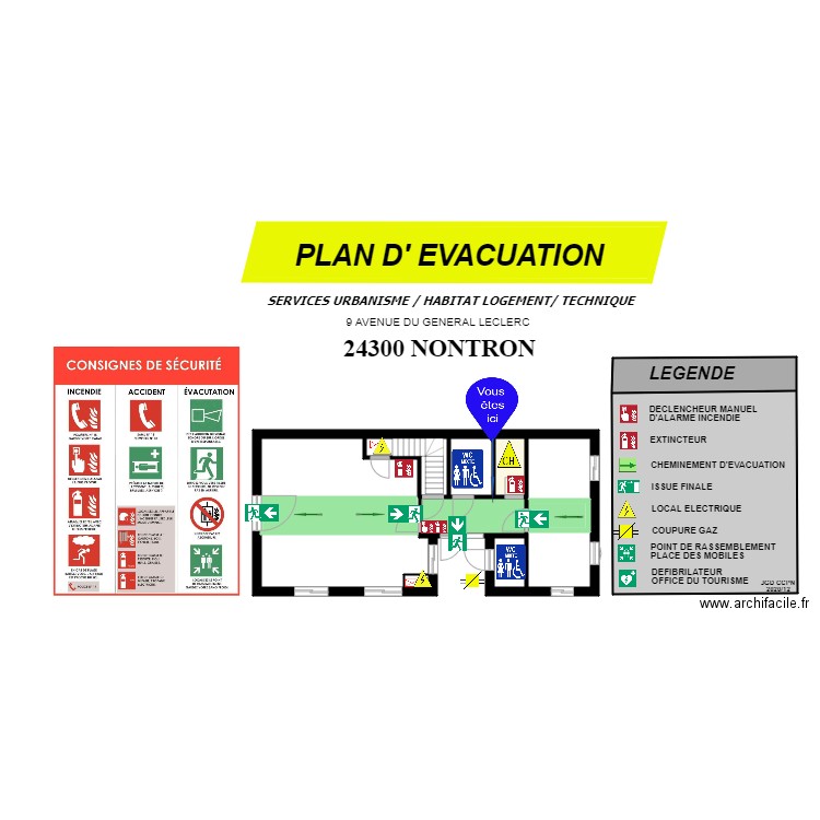 URBA. Plan de 0 pièce et 0 m2