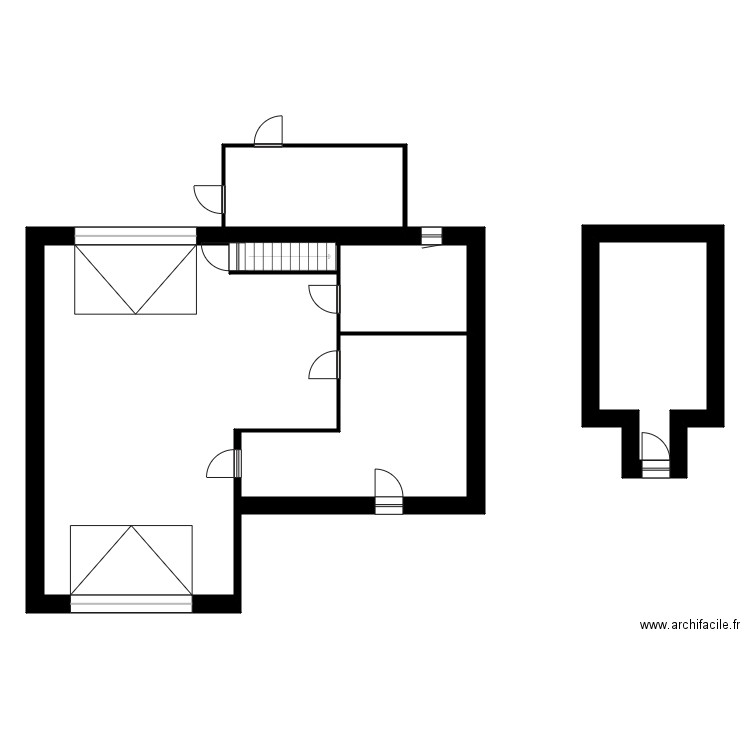 Dailly. Plan de 35 pièces et 701 m2