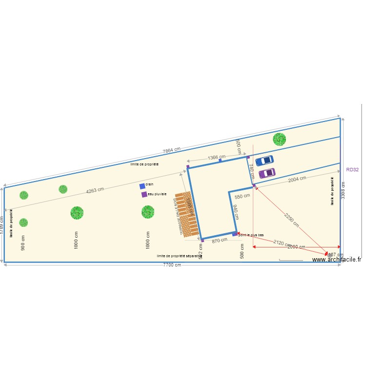 plan de masse maubert fontaine évacuation puit2. Plan de 0 pièce et 0 m2