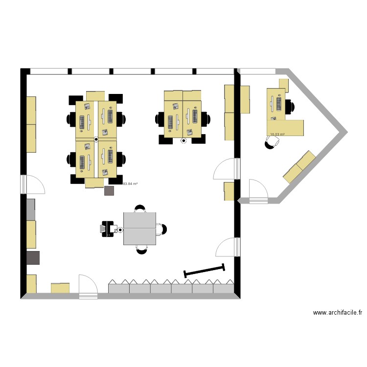 Bureau  Comptabilité. Plan de 0 pièce et 0 m2