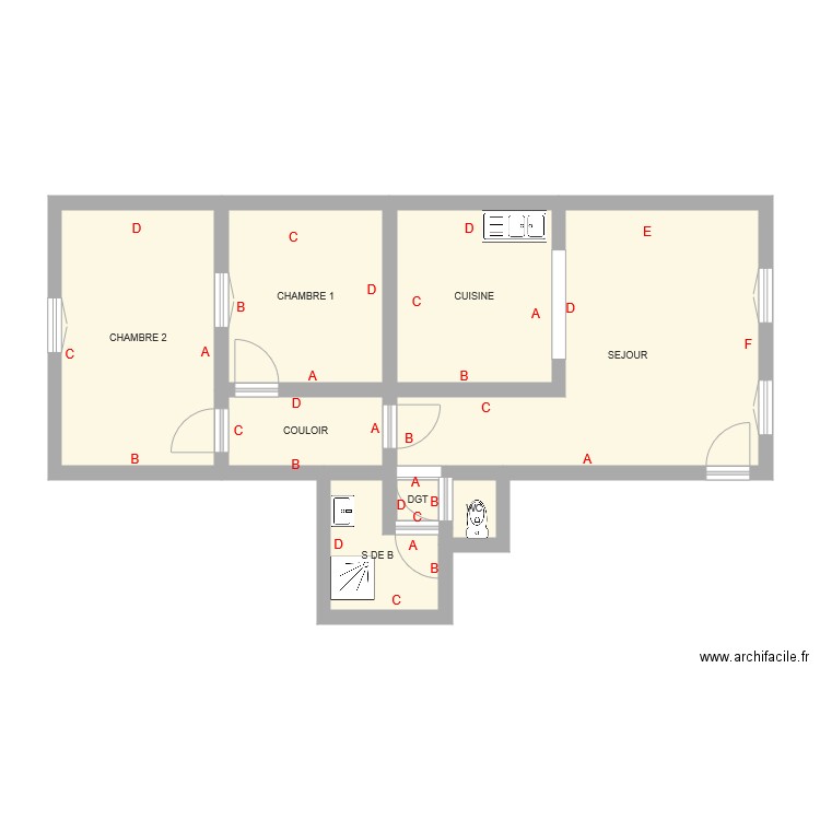 BESSE. Plan de 0 pièce et 0 m2