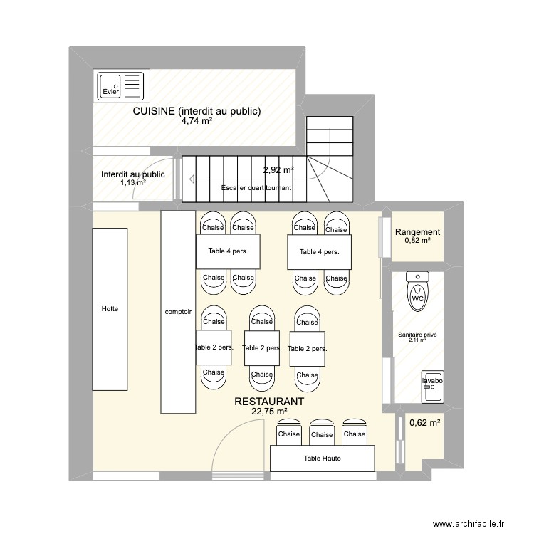 GALATA PLAN. Plan de 7 pièces et 35 m2