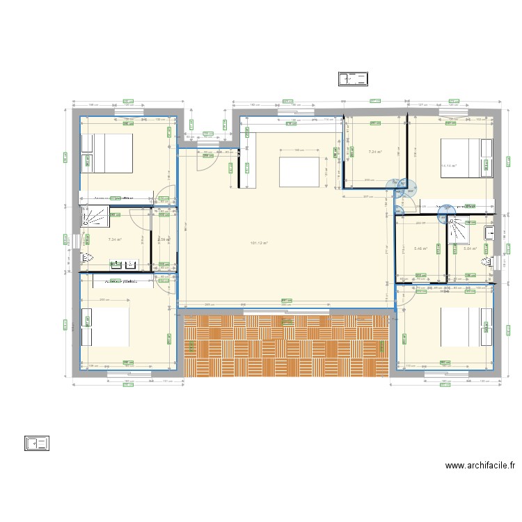 villa  maman. Plan de 0 pièce et 0 m2