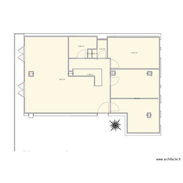 NIGGS SEGHIRATEL. Plan de 0 pièce et 0 m2