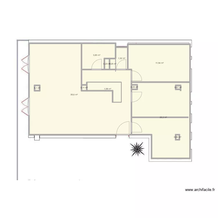 NIGGS SEGHIRATEL. Plan de 