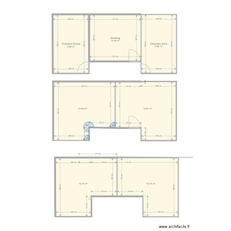 Projet 1. Plan de 0 pièce et 0 m2