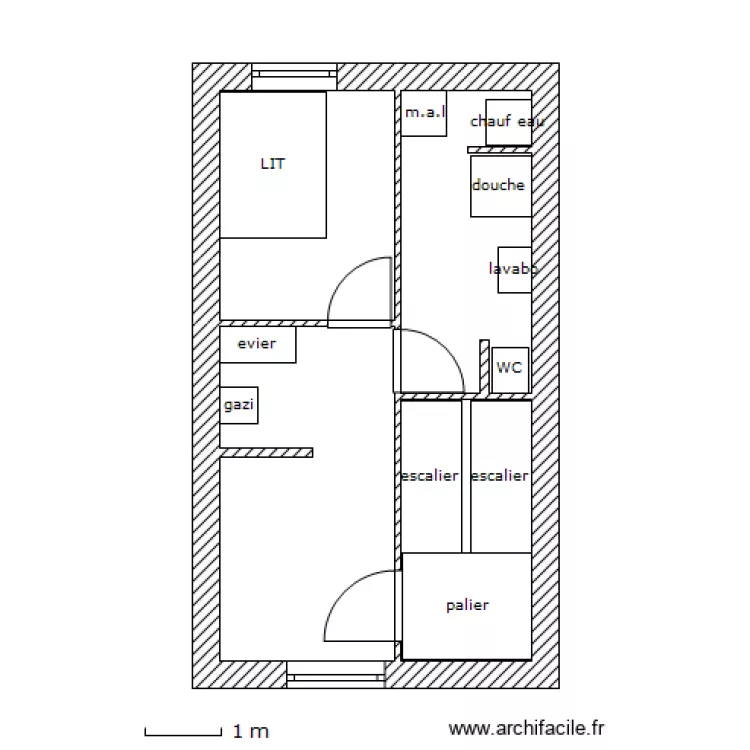nouveau 2e etage. Plan de 