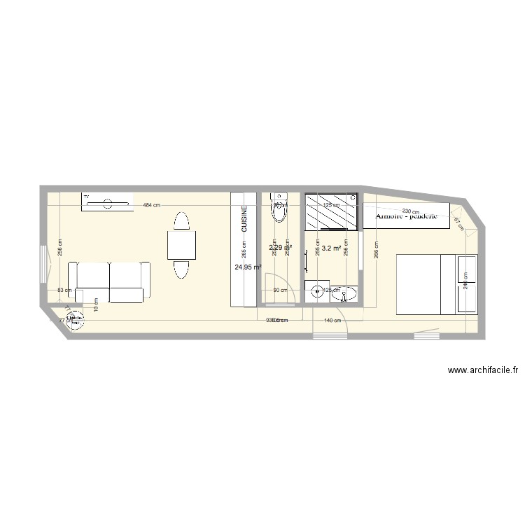 studio entrepôt. Plan de 0 pièce et 0 m2