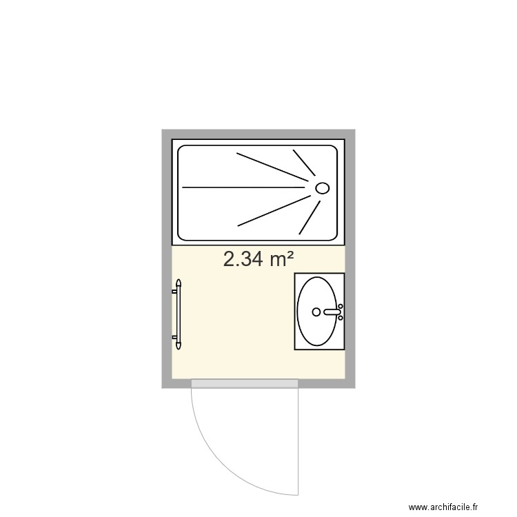 SDB BENCHIMOL. Plan de 0 pièce et 0 m2