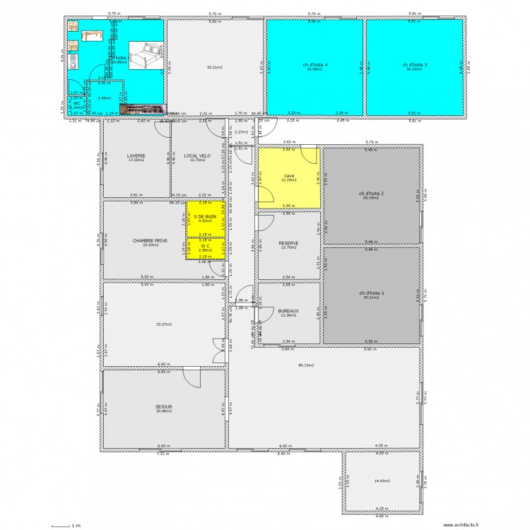 ETAGE. Plan de 0 pièce et 0 m2