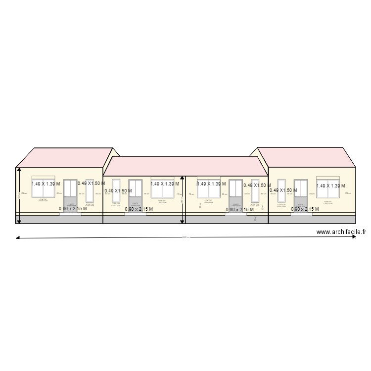 PESSIC. Plan de 0 pièce et 0 m2