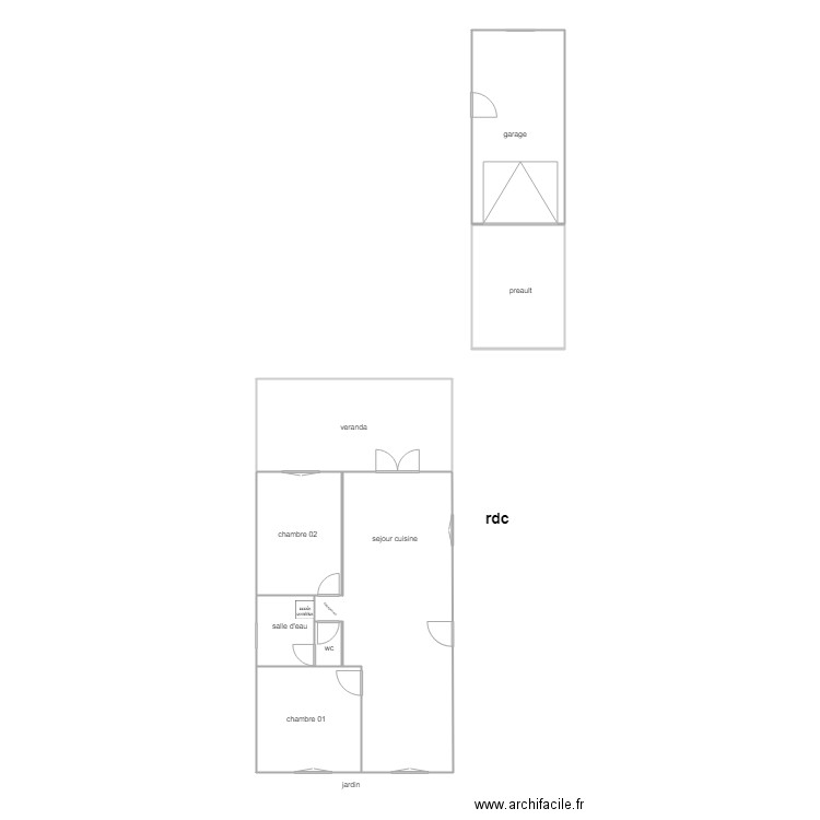 gorlez. Plan de 0 pièce et 0 m2