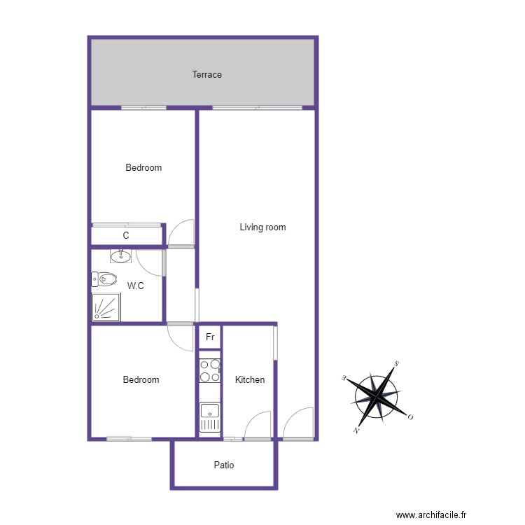 Calle oscar espla 5 Cala IV prta 22. Plan de 0 pièce et 0 m2