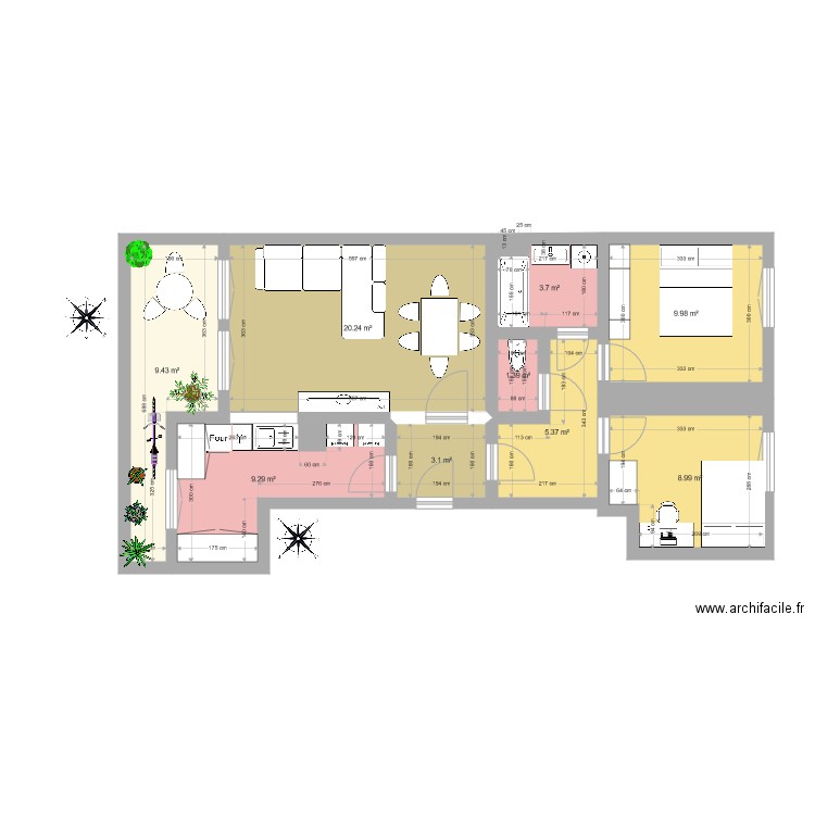 Appart Châtillon. Plan de 0 pièce et 0 m2