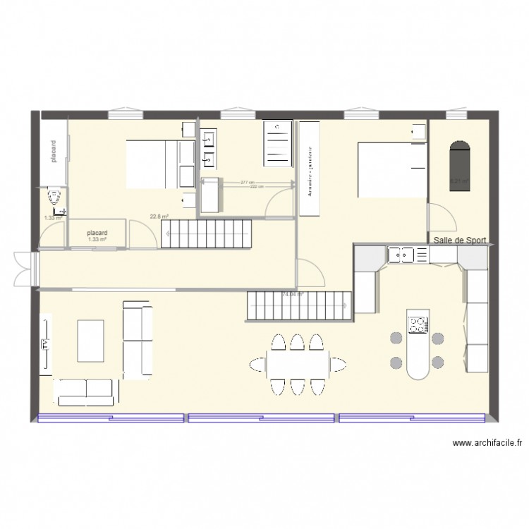 MAISON JFP RDC 1. Plan de 0 pièce et 0 m2