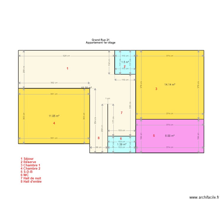 Grand . Plan de 0 pièce et 0 m2