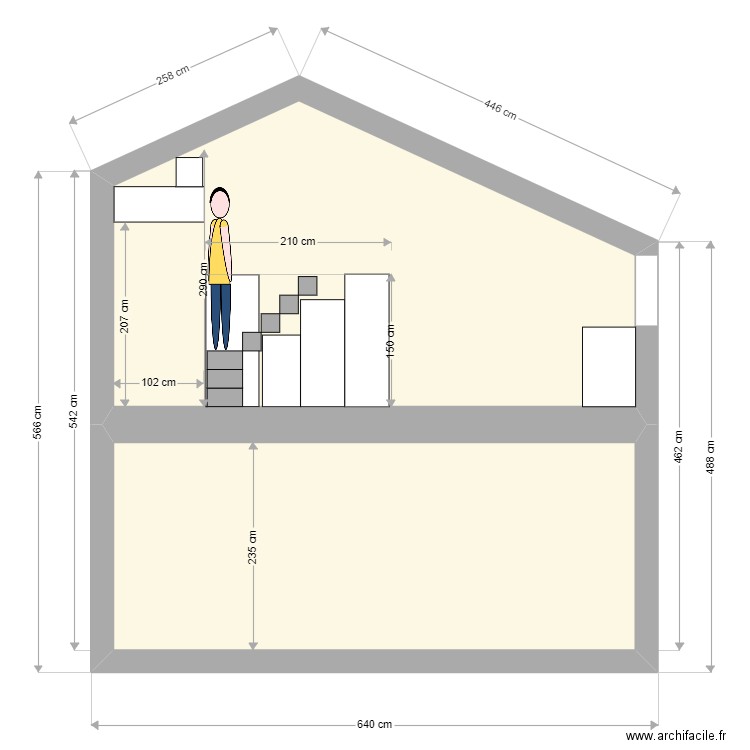 noemie. Plan de 2 pièces et 30 m2