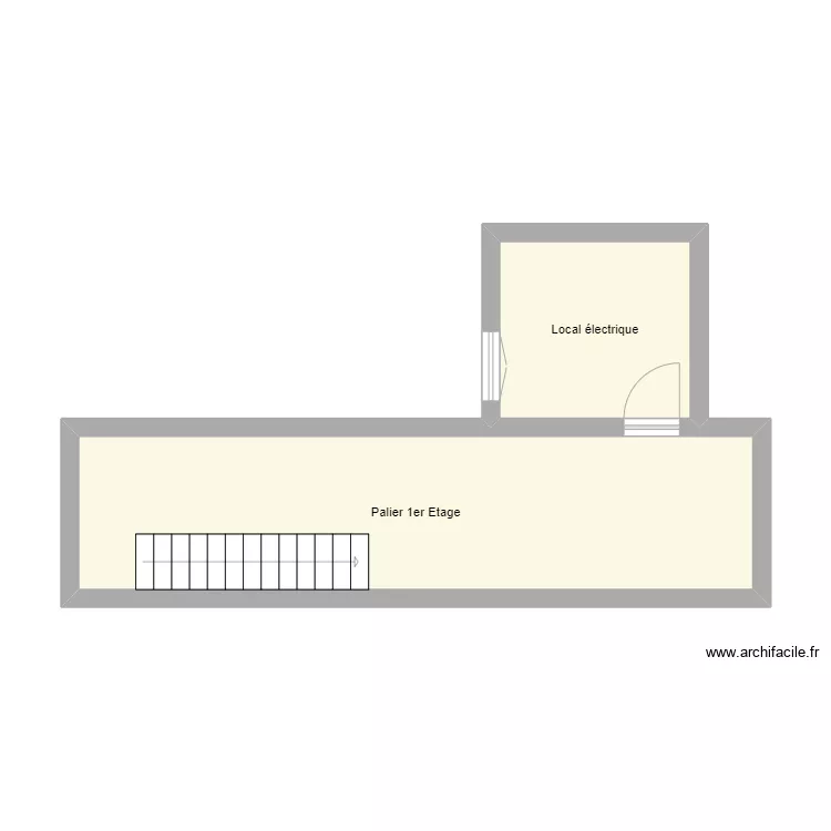 Croquis 2er Palier. Plan de 