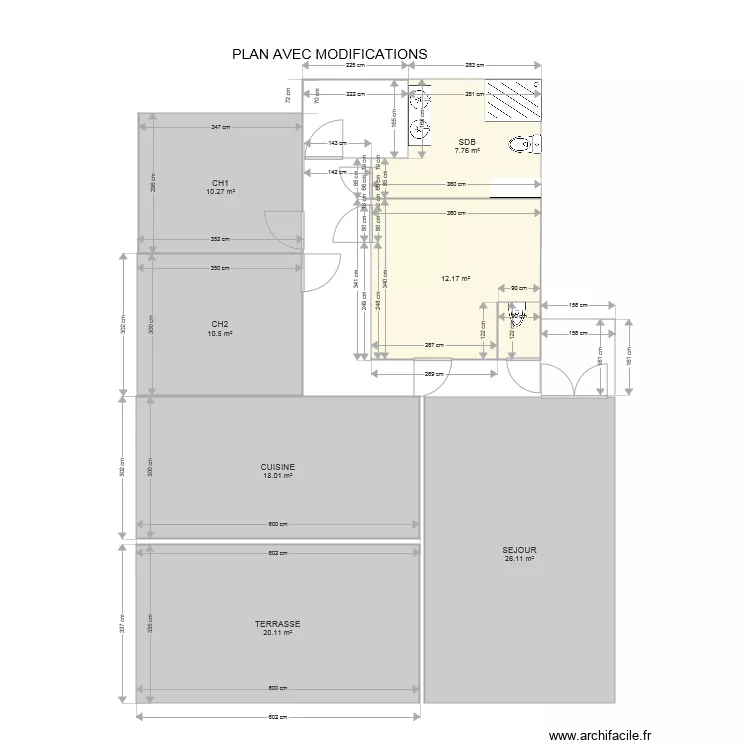 NOUVELLE DISPOSITION. Plan de 